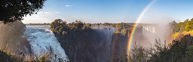 The Best Places to Propose in Africa: From Cape Town to Marrakech 3 Rainbow arcing over the gorge at Victoria Falls on the Zambia-Zimbabwe border