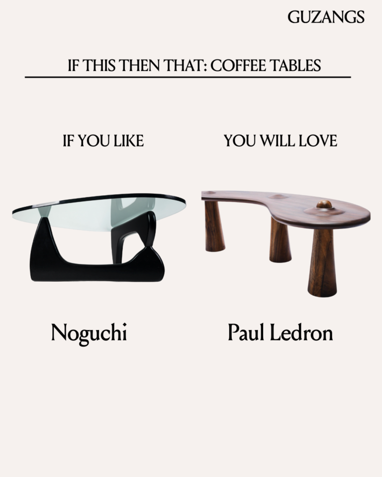 Sculptural Coffee Table Comparison: Isamu Noguchi vs. Paul Ledron Tanyè Table.