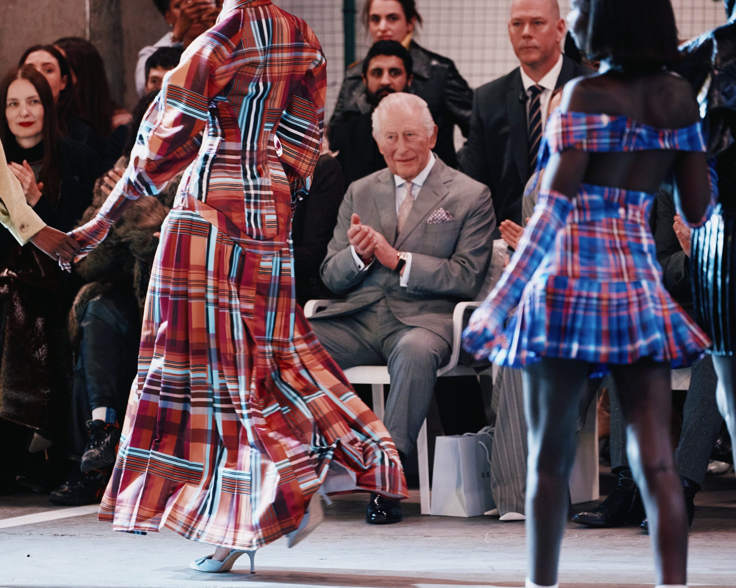 King Charles III at Tolu Coker and the Debut of Brand63Africa at London Fashion Week IMG 0593 scaled