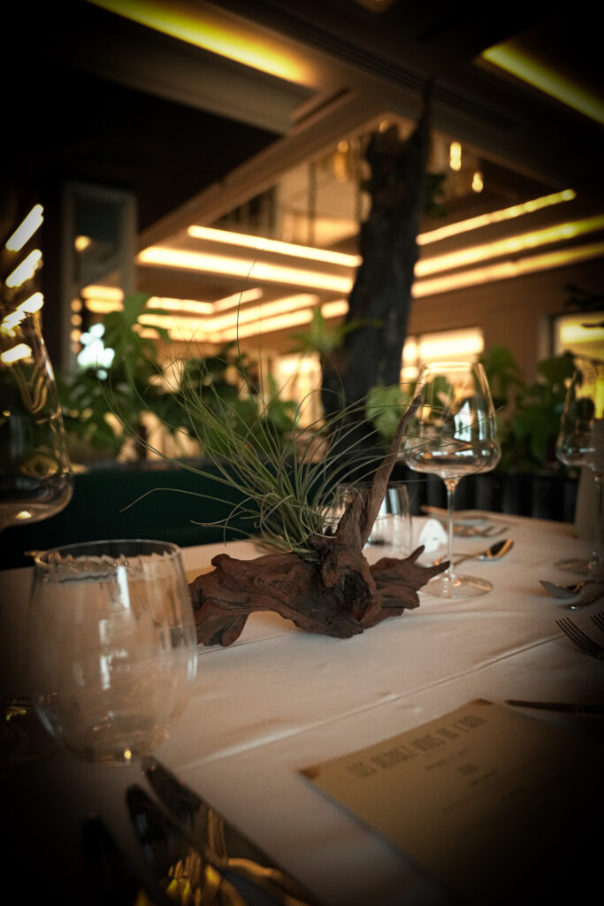 Kondokpo: Georgiana Viou and Nokx Majozi at Sofitel Cotonou 7 An elegantly set dining table prepared for guests at the Kondokpo culinary event at Sofitel Cotonou.