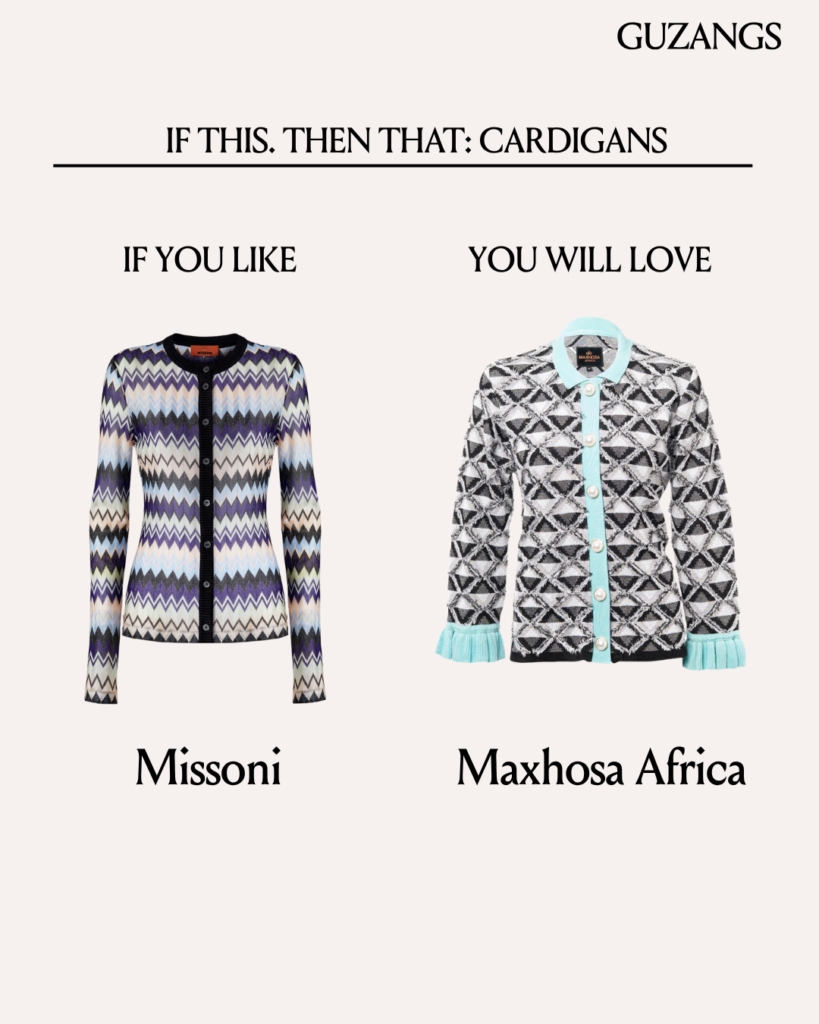 Home 8 If This. Then That: Cardigans — Missoni → MaXhosa Africa