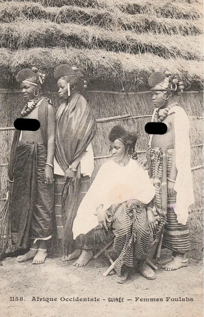 Guinea: A Textile Civilization in Four Systems fulani women wearing leppi moyenne guinee