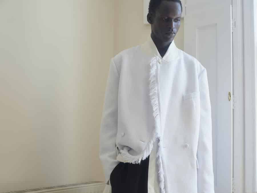 Huguette Tchiapi's Debut Begins in Yaoundé 3 A menswear look from Numéro 01 by Huguette Tchiapi.