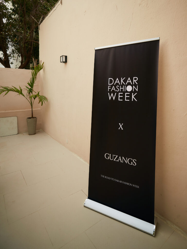 Guest at the Guzangs Experience launch event for Dakar Fashion Week’s 25th edition in Dakar — photographed by Alexander Gandaho