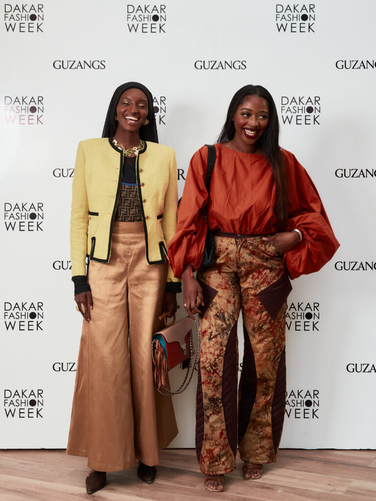 Guest at the Guzangs Experience launch event for Dakar Fashion Week’s 25th edition in Dakar — photographed by Alexander Gandaho