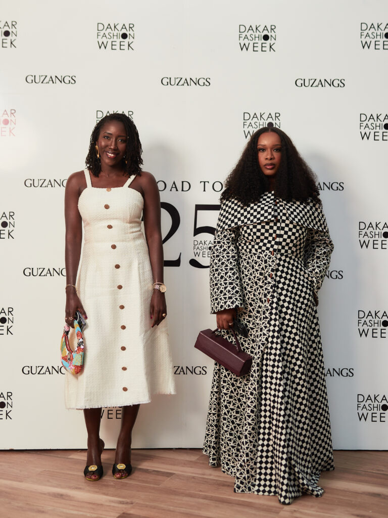 Guest at the Guzangs Experience launch event for Dakar Fashion Week’s 25th edition in Dakar — photographed by Alexander Gandaho