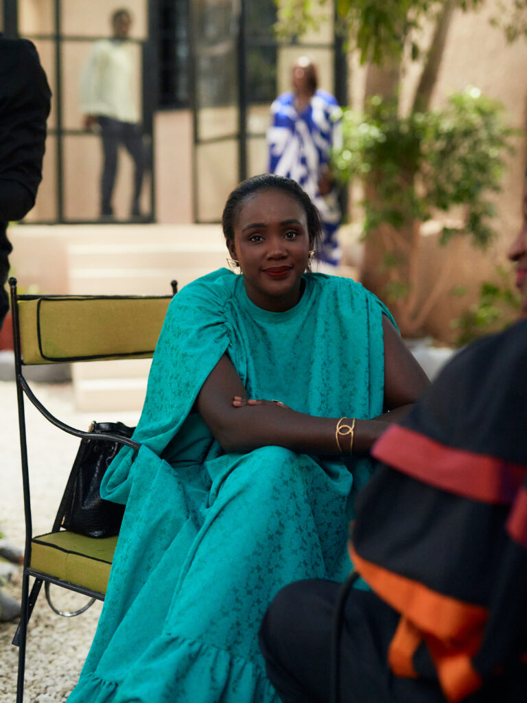 Guest at the Guzangs Experience launch event for Dakar Fashion Week’s 25th edition in Dakar — photographed by Alexander Gandaho