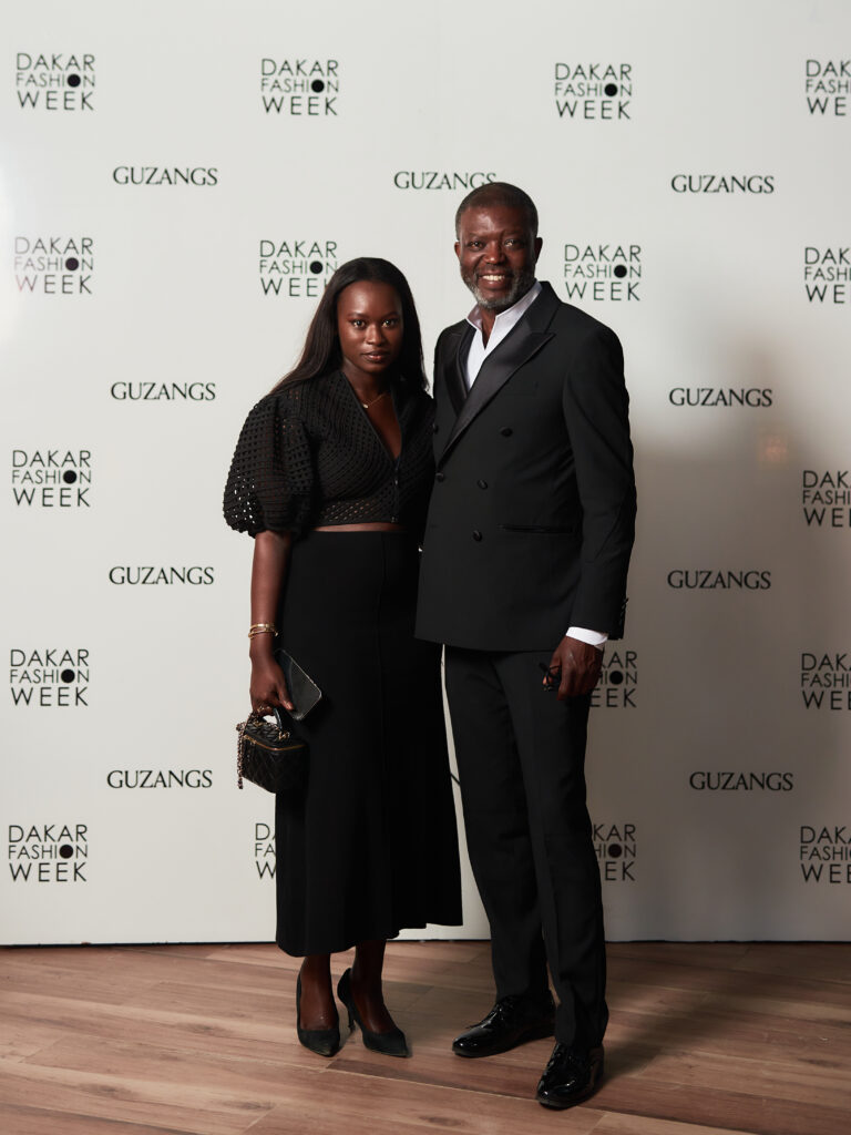 Guest at the Guzangs Experience launch event for Dakar Fashion Week’s 25th edition in Dakar — photographed by Alexander Gandaho