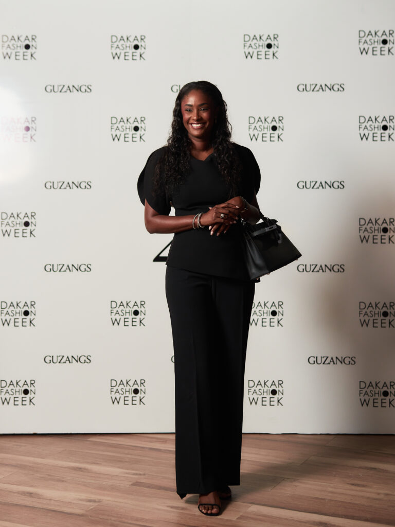 Guest at the Guzangs Experience launch event for Dakar Fashion Week’s 25th edition in Dakar — photographed by Alexander Gandaho