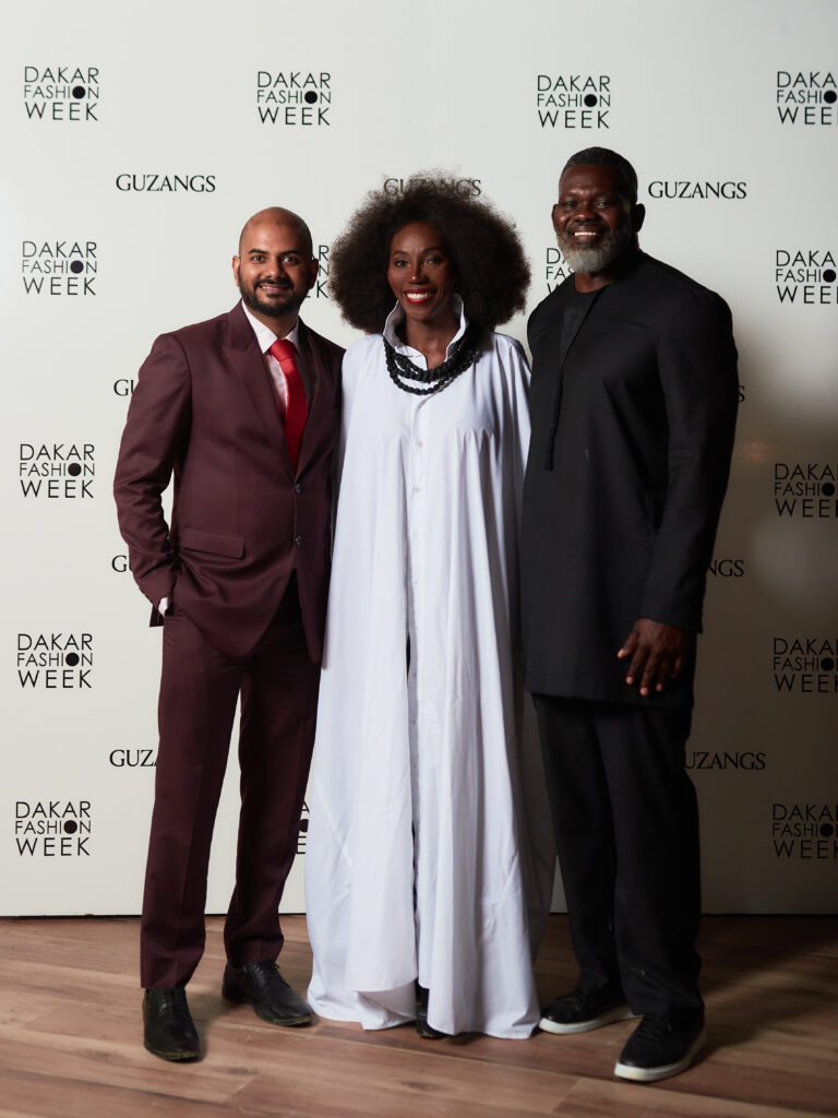 Guest at the Guzangs Experience launch event for Dakar Fashion Week’s 25th edition in Dakar — photographed by Alexander Gandaho