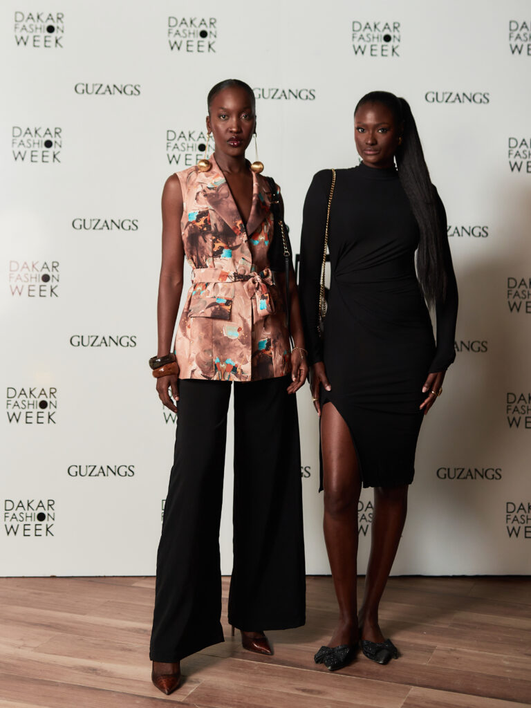 Guest at the Guzangs Experience launch event for Dakar Fashion Week’s 25th edition in Dakar — photographed by Alexander Gandaho