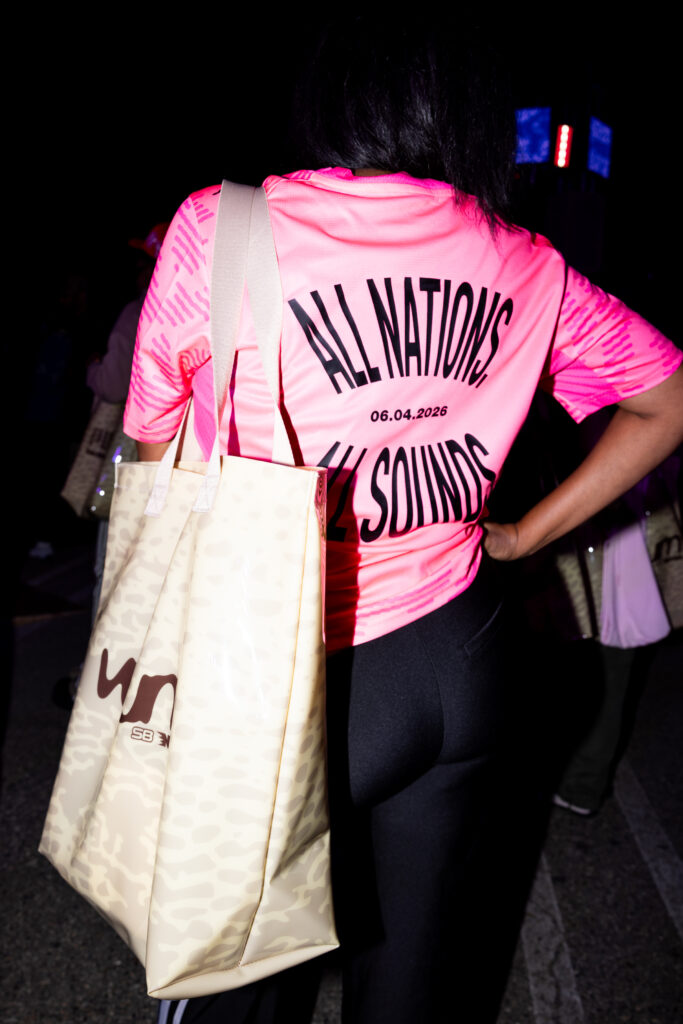Puma Brought the Continent to Downtown LA. The Postcards Were the Tell 9 A guest at Puma's Salehe Bembury TRVL WEAR World Cup activation at The Row in downtown LA
