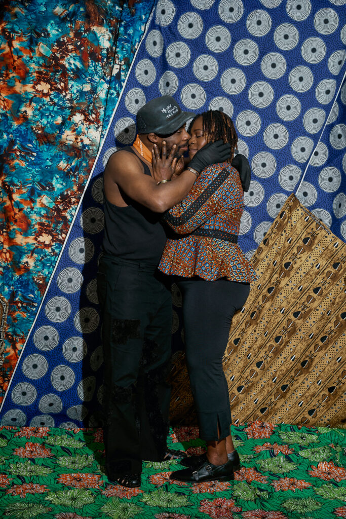 An older and younger couple framed together in Generational Love, intimacy passed between generations