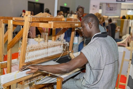 Attendees and exhibitors at Africa Sourcing & Fashion Week (ASFW) Dakar 2026, the continental trade fair on textile sourcing and fashion industrialisation