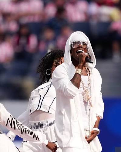 Nigerian Afrobeat star Rema performing at the FIFA World Cup 2026 opening ceremony