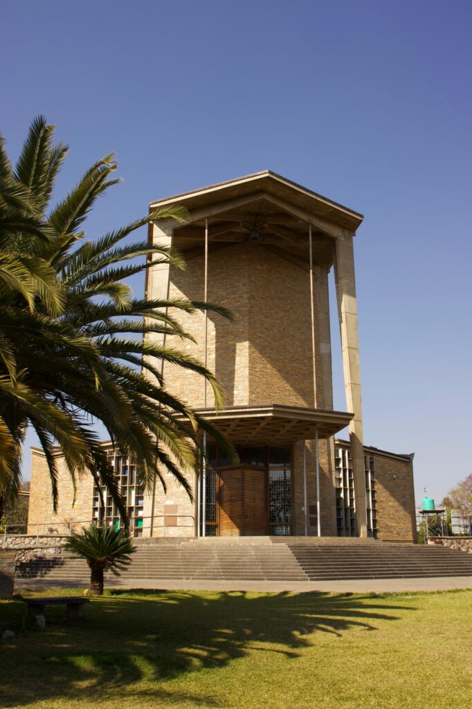 How Lusaka Moves 5 The Cathedral of the Holy Cross in Lusaka.