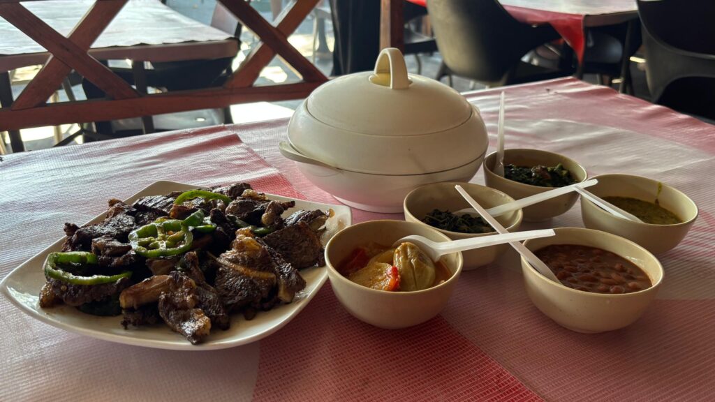 How Lusaka Moves 3 Friends sharing a meal together at Longacres Matebeto in Lusaka.
