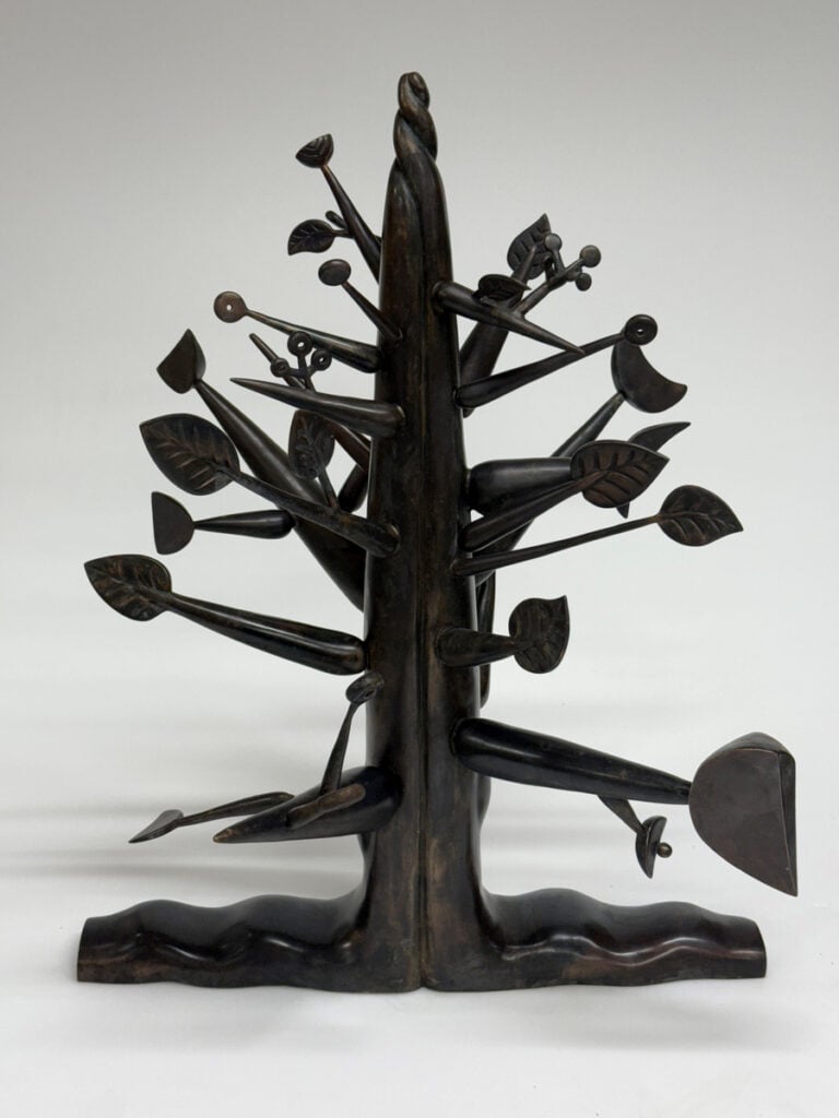 At 1-54 London, African Modernism Gets a Dedicated Section 2 Meditation Tree, a patinated bronze sculpture made in 2018 by the Sudanese artist Ibrahim El-Salahi.